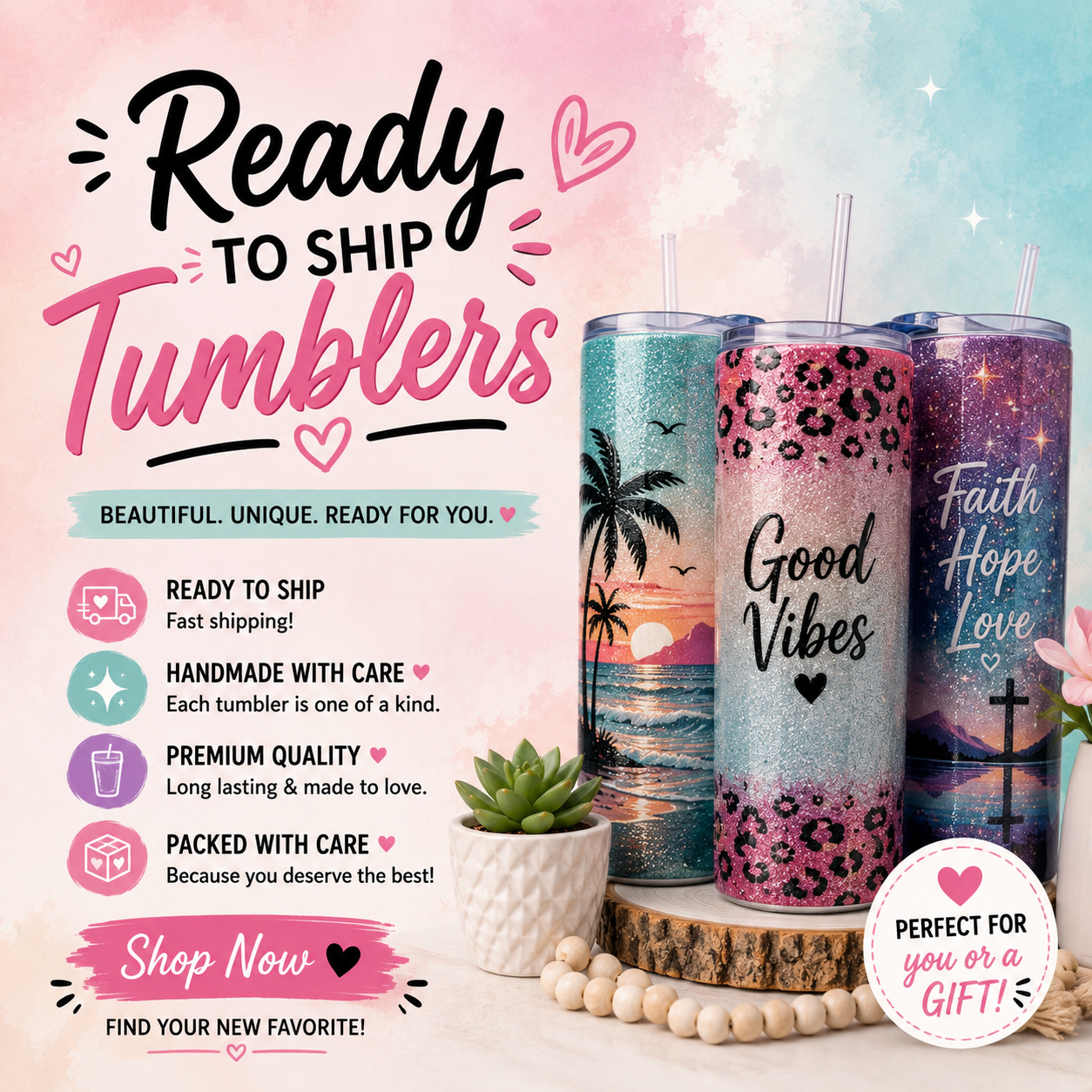 Ready to Ship Tumblers