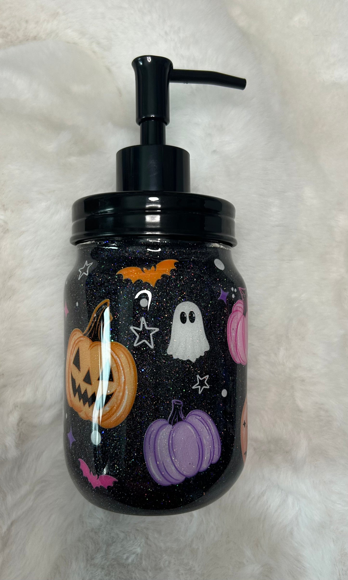 Halloween Soap Jar