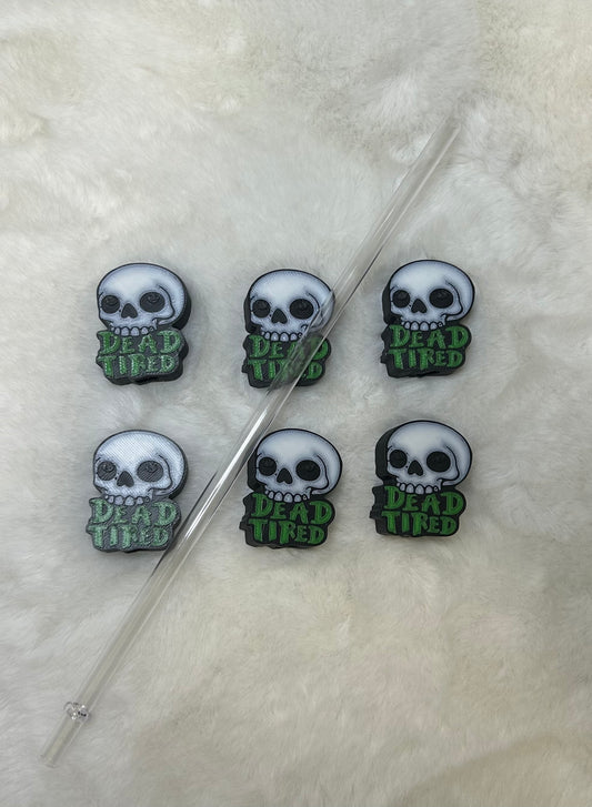 Skull Straw Topper