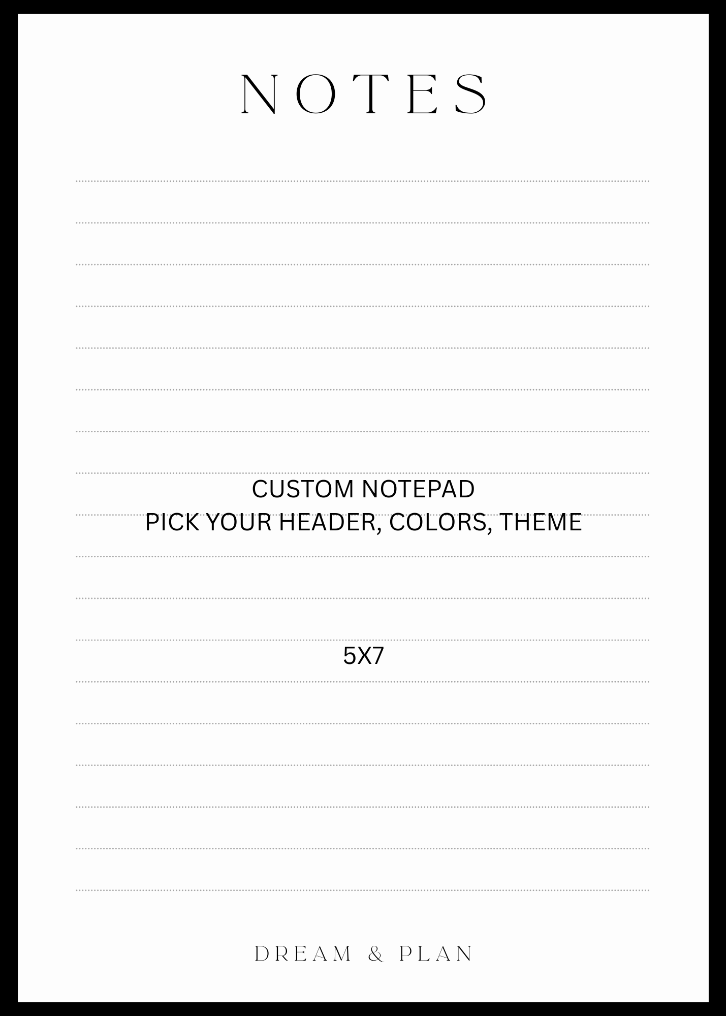 Custom Notepad