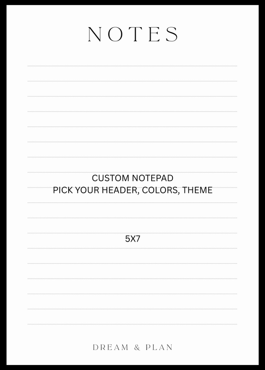 Custom Notepad