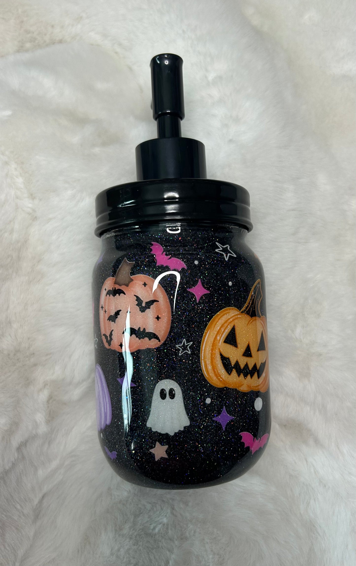 Halloween Soap Jar
