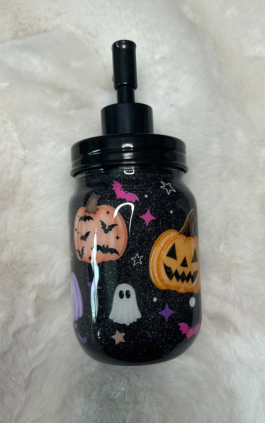 Halloween Soap Jar