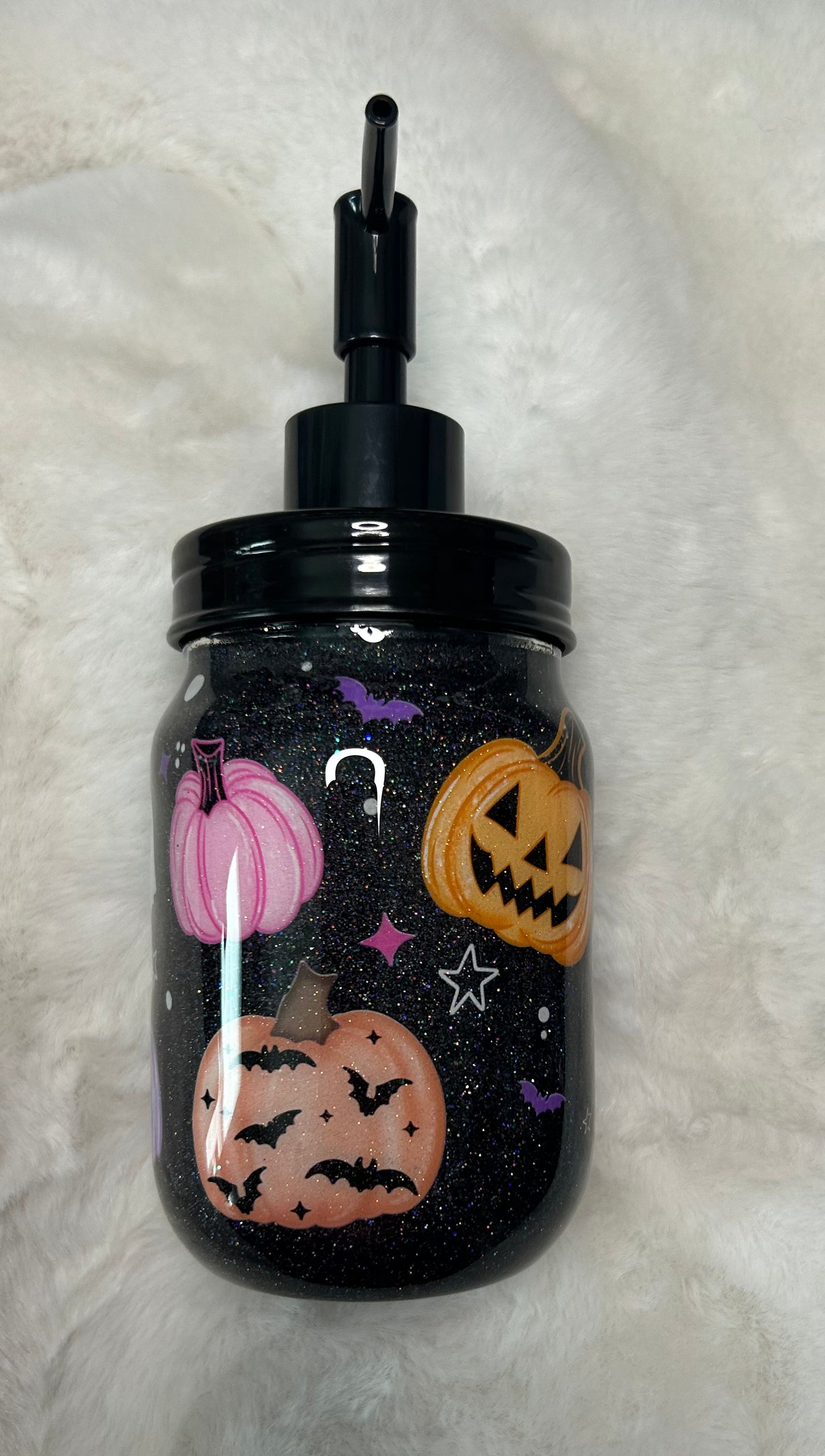 Halloween Soap Jar