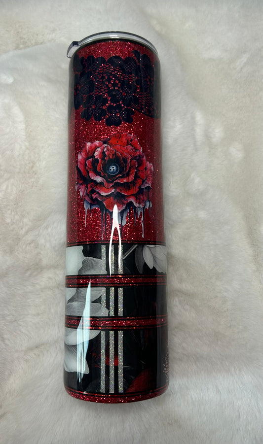 Red Tipsy Tumbler